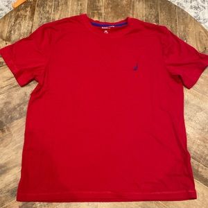 Nautica Red Sleepwear T-Shirt [Size: L]